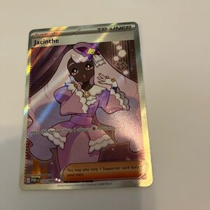 Jacinthe Full Art Trainer Card - Pokemon perfect order Pink Lavender Holo